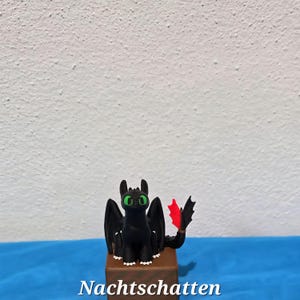 Toothless & Light Fury Mini Figures 3D Printed Dragon Gift for Fans How to Train Your Dragon Decoration Ohnezahn