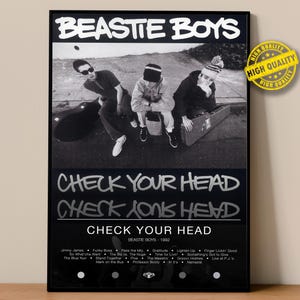 Beastie Boys Poster | Check Your Head Poster | Album Poster Prints | Wall Decor Posters | Album Cover | Rap Music Poster