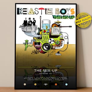 Beastie Boys Poster | The Mix-Up Poster | Album Poster Prints | Wall Decor Posters | Album Cover | Rap Music Poster