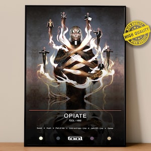 Tool Poster | Opiate Poster | Album Poster Prints | Wall Decor Posters | Album Cover | Rock Music Poster