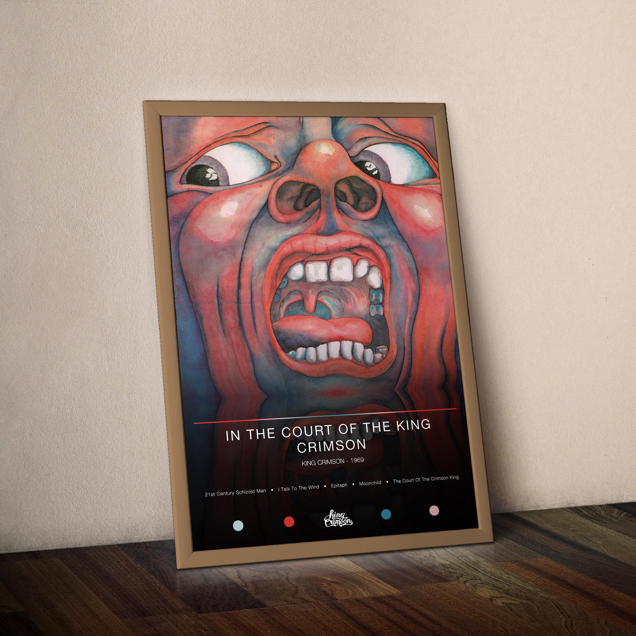 King Crimson Poster | in the Court of the Crimson King Poster