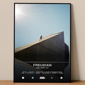 Daniel Caesar Poster | Freudian Poster | Album Poster Prints | Wall Decor Posters | Album Cover | R&B Music Poster