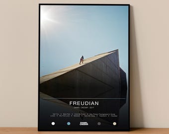 Daniel Caesar Poster | Freudian Poster | Album Poster Prints | Wall Decor Posters | Album Cover | R&B Music Poster