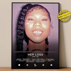 ドレイク ポスター | Her Loss ポスター | アルバム ポスター プリント | 壁飾りポスター | アルバム カバー | ラップ ミュージック ポスター