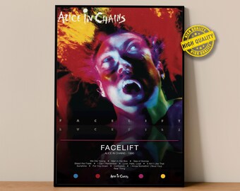 Alice in Chains Poster | Facelift Poster | Album Poster Prints
