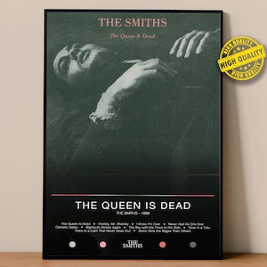 The Smiths Poster | Queen Is Dead Poster | Album Poster Prints | Wall Decor Posters | Album Cover | Rock Music Poster