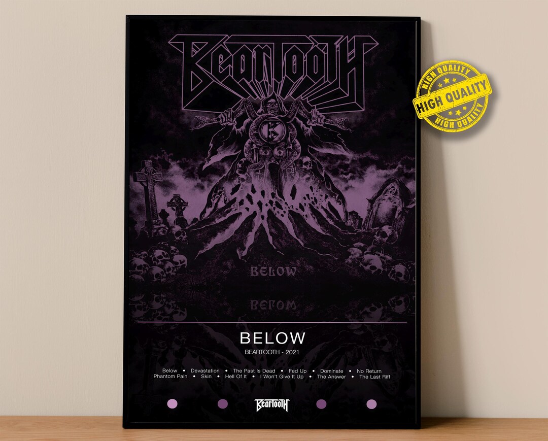 Beartooth Poster | Below Poster | Album Poster Prints | Wall Decor ...