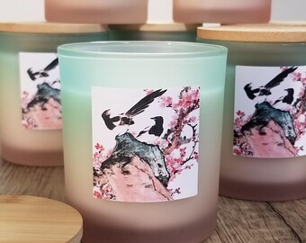 Jasmine Soy Candle, Vita 'Jasmine Twilight' Scent, 10 OZ