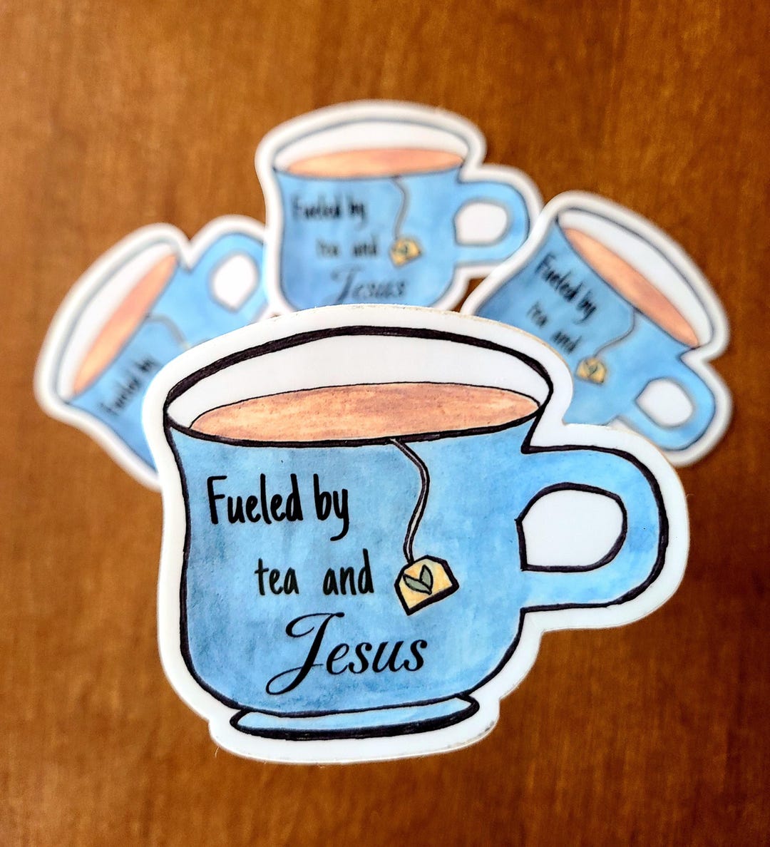 Try Jesus Tea Tea and Jesus Sticker, Christian Sticker, Tea Sticker, Faith Sticker ...