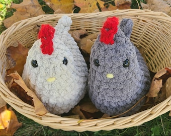 Crochet Chicken, Baby Shower Gift, 1st Birthday Gift, Cute Crochet Animals, Chicken Plushie, Crochet Plushie, Handmade gift, Christmas Gift