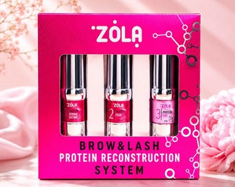 Laminating Set Zola NEW System Brow&Lash Protein Reconstruction