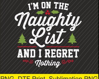 Natale, sono nella lista dei cattivi e non me ne pento affatto. Immagine PNG / Download digitale
