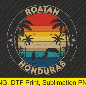 beach vacation roatan honduras vacay Png | Digital Download | DTF Print