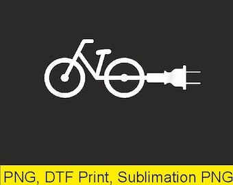 Ebike Electric Bike Png | Digital Download | DTF Print