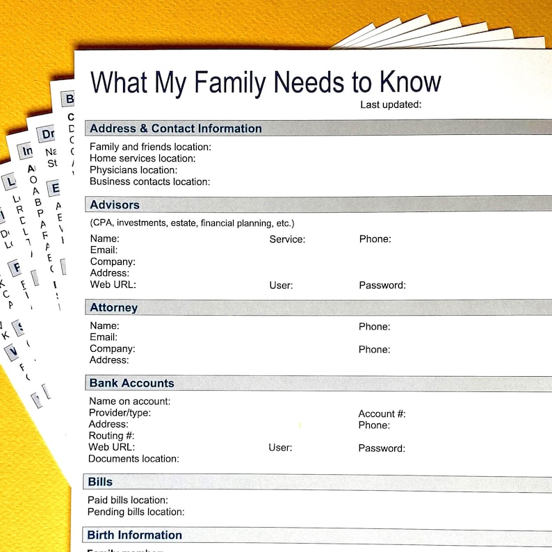Personal Record Setting Personal & Home Records Template - Etsy