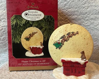 Hallmark Ornement Souvenir Joyeux Noël Pour Toutes ! 1997