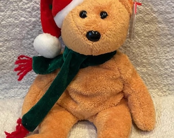 Vintage 2003 Holiday Teddy Bear - Retires Beanie Baby - Etsy