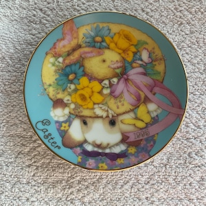 Colección de Pascua de Avon Fine Collectibles de 1995 - Plato de coleccionista