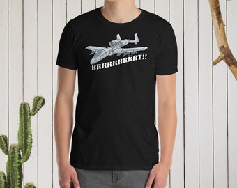 A10 Warthog Brrt!! Pro Military Short-Sleeve Unisex T-Shirt