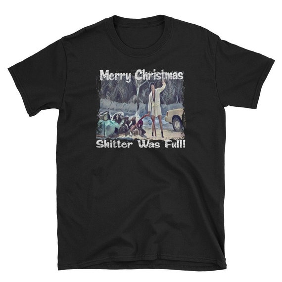 Merry Christmas Shitters Full National Ugly Christmas Men/'s Short Sleeve T-Shirt