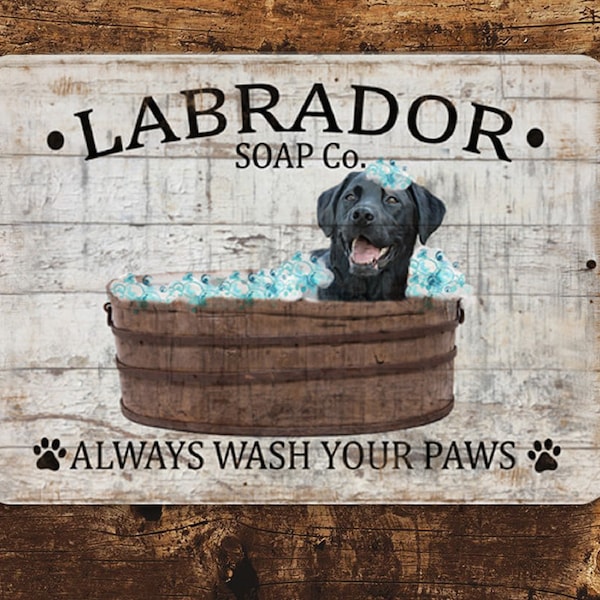 Black Lab Metal Art Etsy