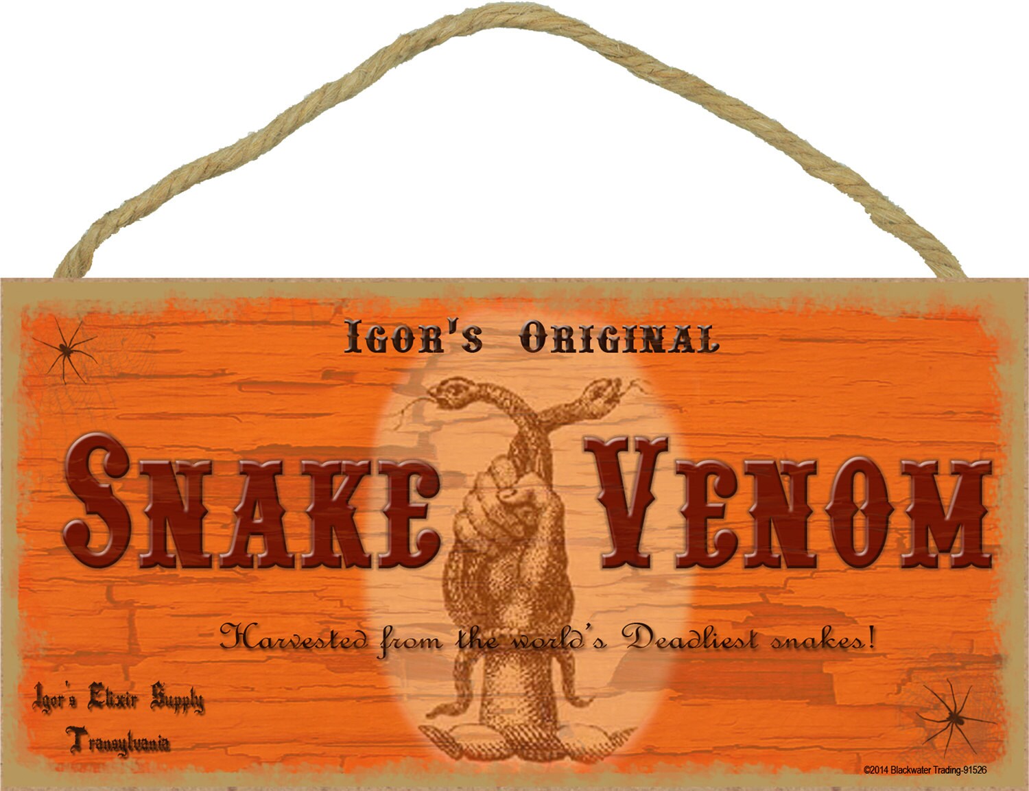 Igor's Original Snake Venom Halloween Fall Sign Plaque - Etsy