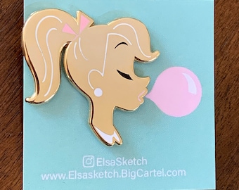Emaille pin voor meisjes in beperkte oplage