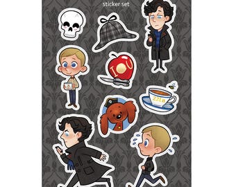 Sherlock-stickervel