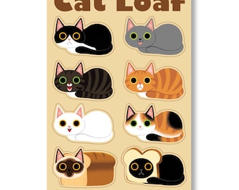 Stickervel Cat Loaf