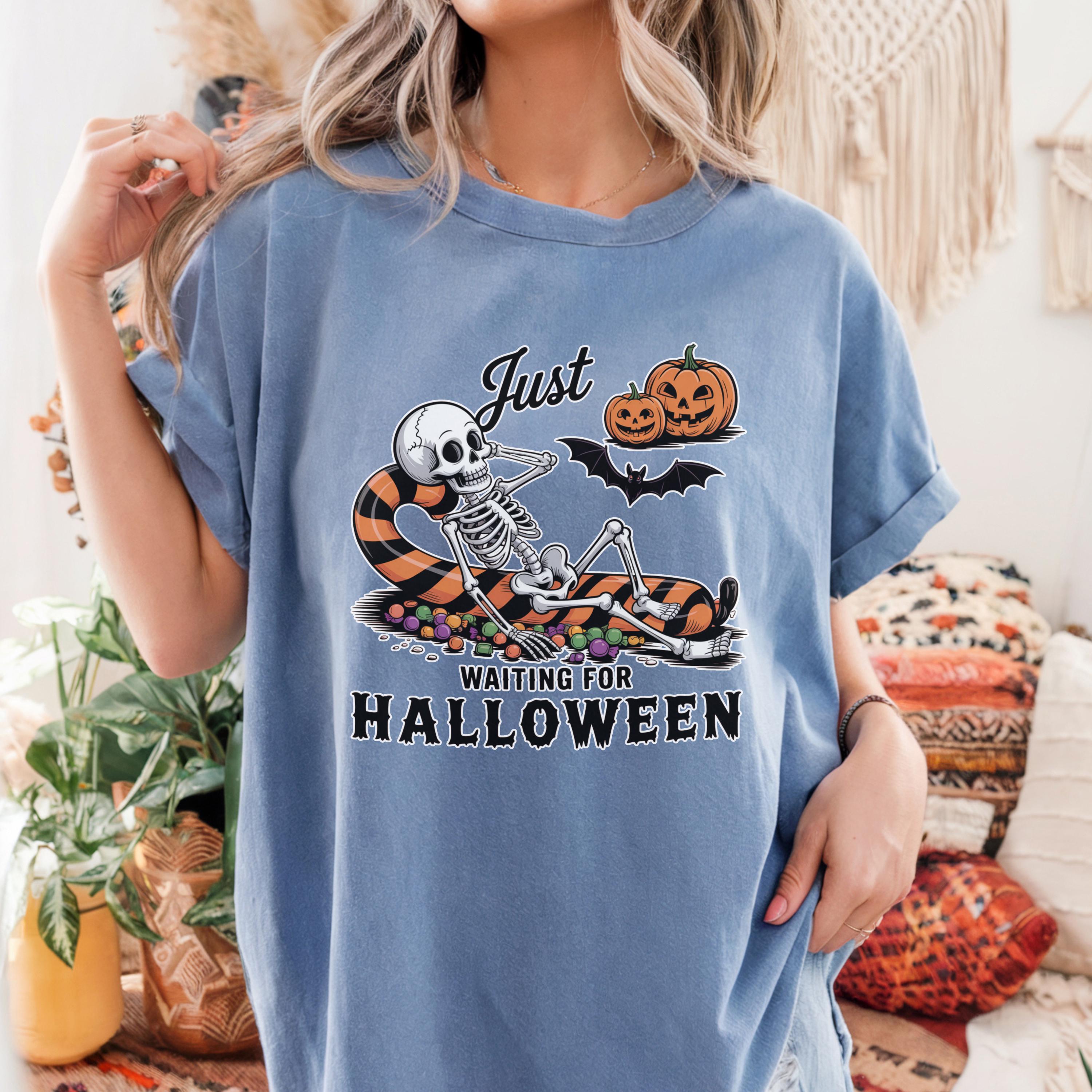 T-shirt Halloween Femme Grande Taille - Léger, Ample - Motif Drôle - Pour Sport, Déguisement Ou Quotidien