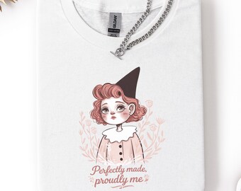 Kawaii Witch Girl T-Shirt – Perfectly Made Proudly Me Self Love Tee