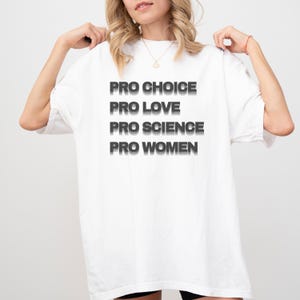 Feminist Pro Choice Shirt: Women&#39;s Rights Tee, Equality Clothing