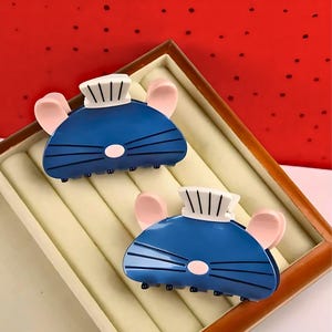 Hair Claw Clips, Mouse Charm Hair Clips, Cute Ponytail Clip, Hair Accessories
