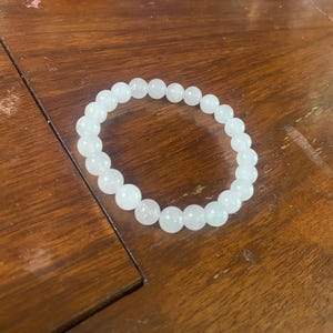 white Jade crystal Bracelet