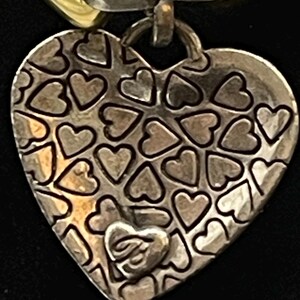 Vintage Brighton Heart Jewelry Set: Necklace, Bracelet, Earrings – Two Tone Y2K Style Bild 14