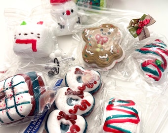 Taba Squishy toy HOLIDAY THEME cute design smiley face | Squeeze Toy | Stress Relief | Slime Toy | Fun Fidget | kawaii