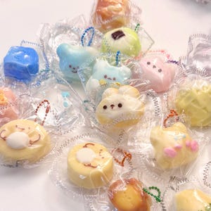 Taba squishy Toy bagcharm with keychain attachment bundle customize the theme | Squeeze Toy | Stress Relief | Slime Toy | Fun Fidget Toy