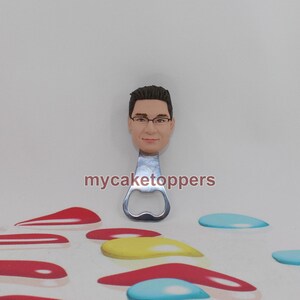 Personalized Bobblehead Bottle Opener: Custom Groomsmen Gift
