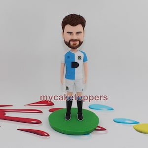christmas gift idea custom bobbleheads gift for him gift for her unique present one of a kind custom figurine football fan soccer fan