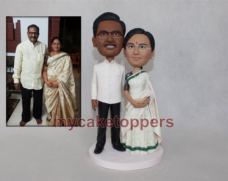 wedding cake toppers bride and groom anniversary image 1