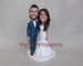 Custom wedding cake topperfor wedding Bride and groom cake topper personalized cake topper Mr and Mrs cake topper wedding bobbleheads 