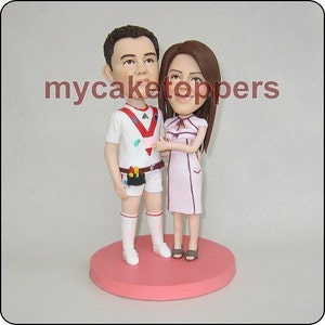 cake topper custom wedding cake topper personalized cake yopper unique sculpture figurines hand made from your photos image 1