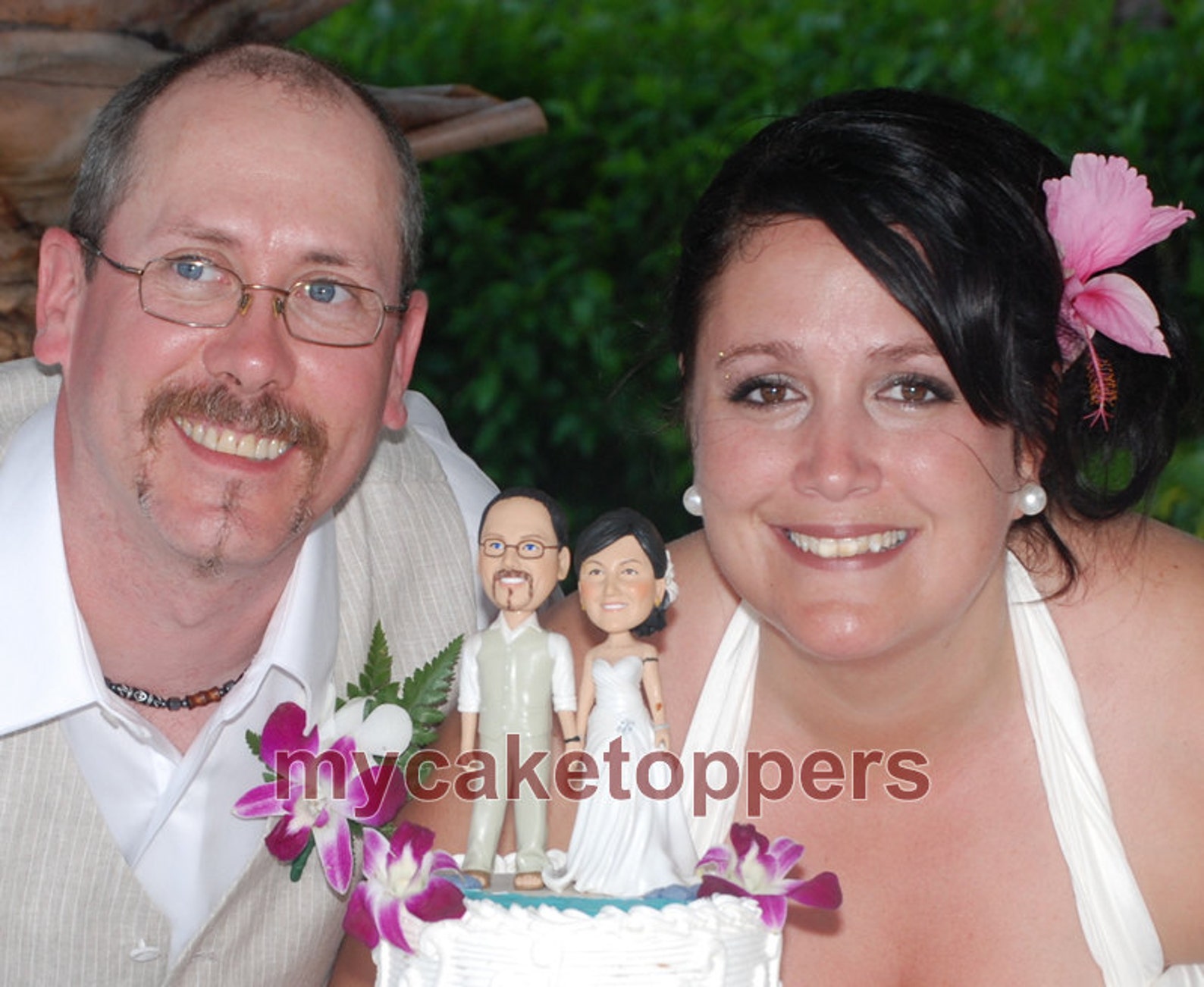 Personalized Wedding Cake Topper Bride and Groom Cake Topper - Etsy