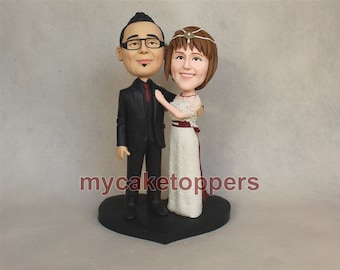 Engagement wedding cake topper, wedding cake topper, custom cake topper, personalized cake topper