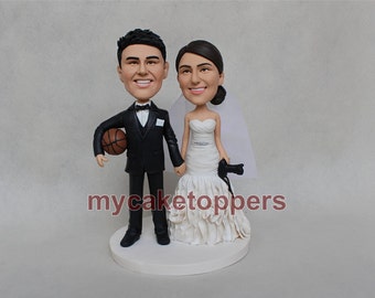 wedding Cake topper camera basketball cake topper camera