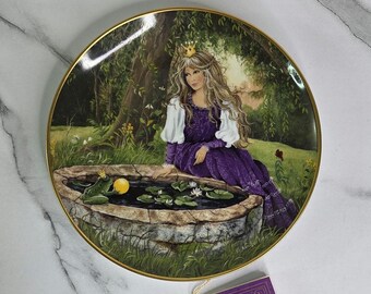 VTG Kaiser "The Frog King" Collector's Plate - Classic Fairy Tales - Made in Germany - 7.5"