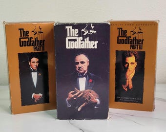 VTG VHS Tapes "The Godfather" - 3 Volume Collection