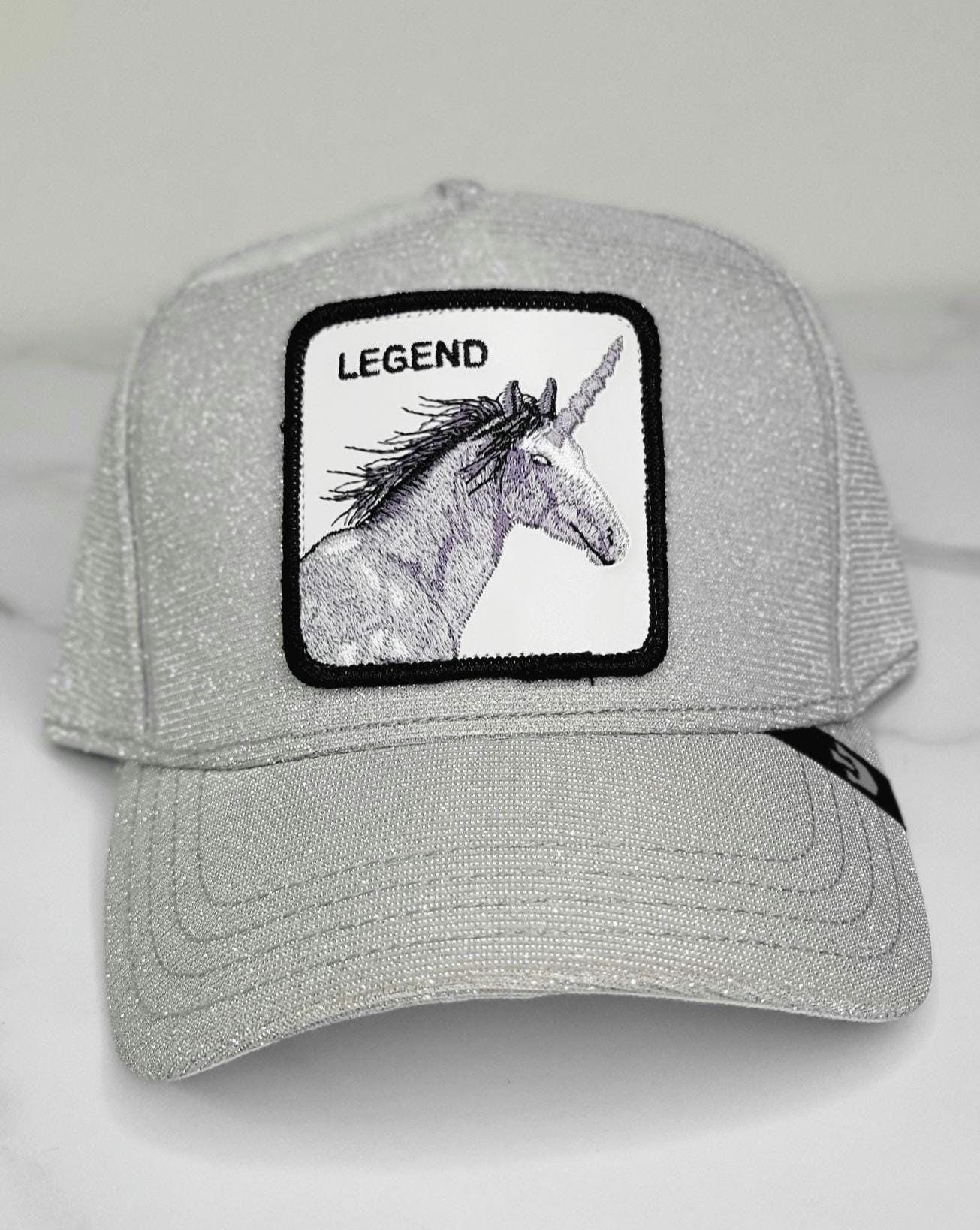 Rare Goorin Brothers Believer Hat Silver Glitter Metallic