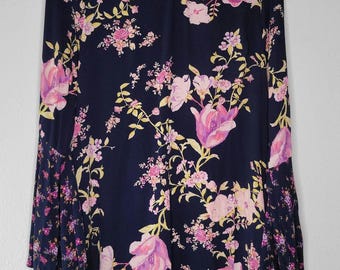 Free People Tate Tunic/Mini Dress in Midnight Combo - Size Medium - Preowned