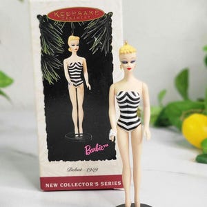 Vintage Hallmark Keepsake Ornament - &quot;Barbie Debut 1959&quot; - Circa 1994 - 4.5&quot;